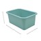 Teacher Created Resources Storage Bin, Plastic, Calming Blue, 6 PK 20980 - alternate 3
